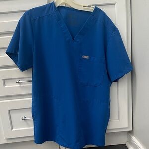 Figs Men's Royal Blue Scrub Set